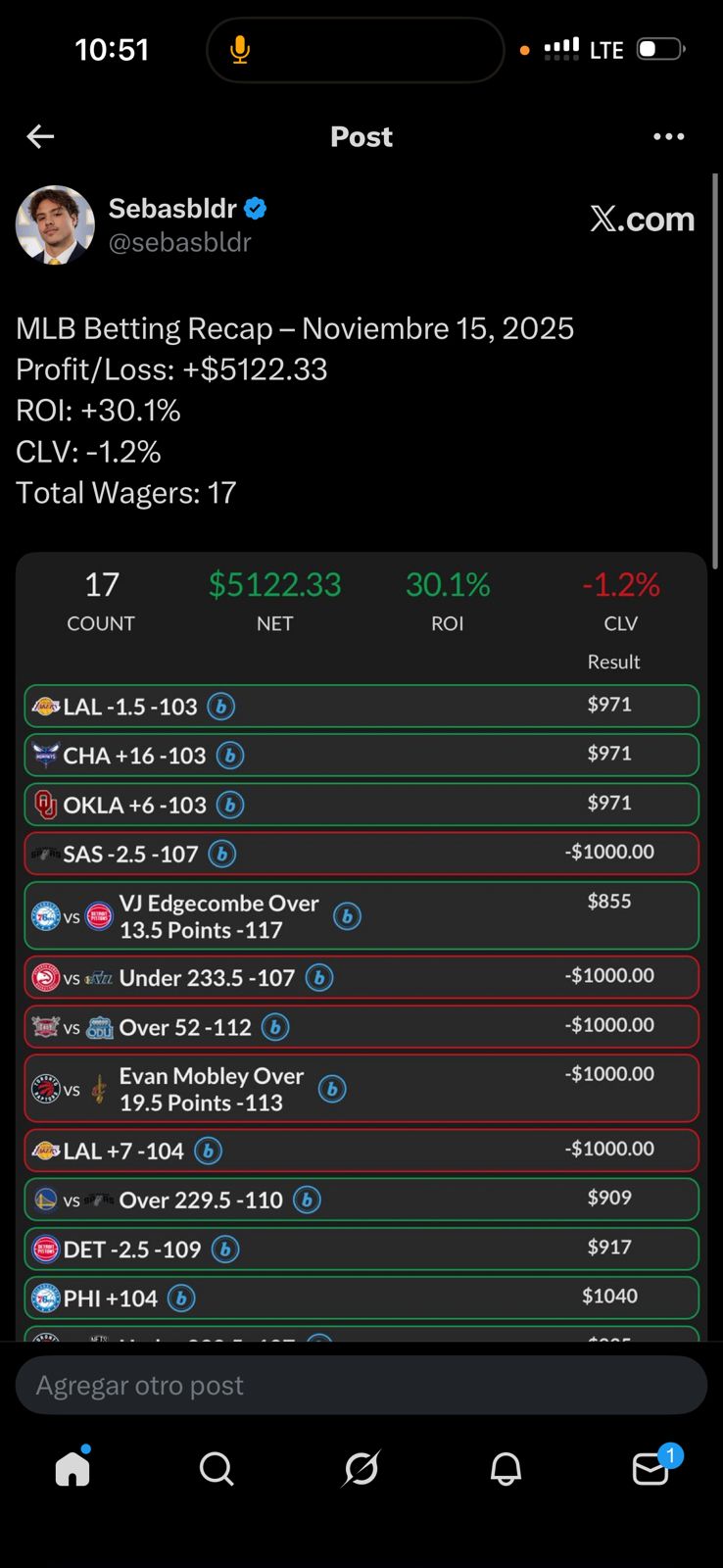 BetStamp record — 48 picks